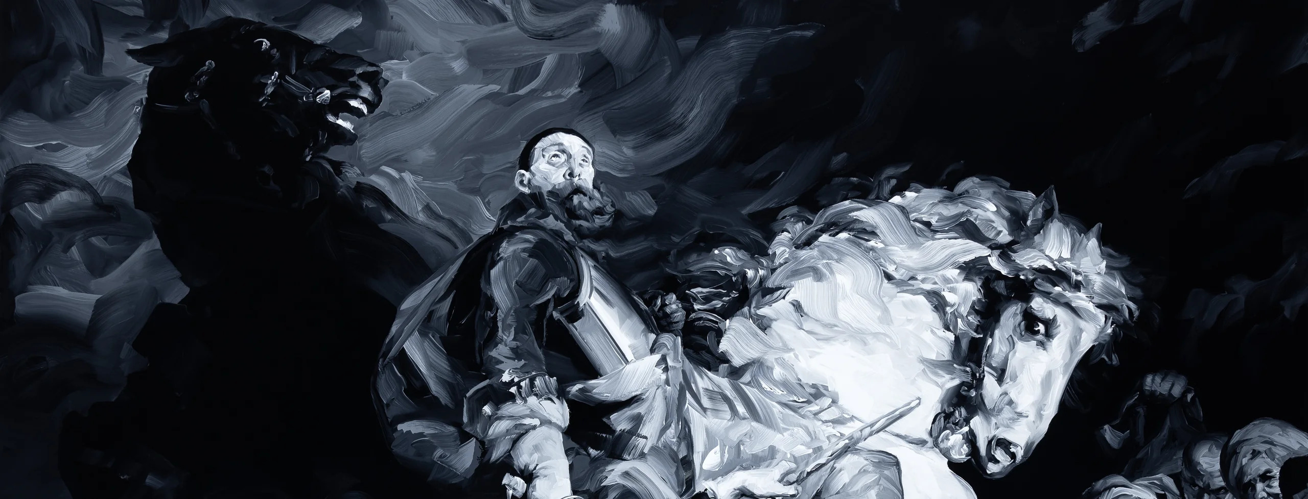 Detail of a painting