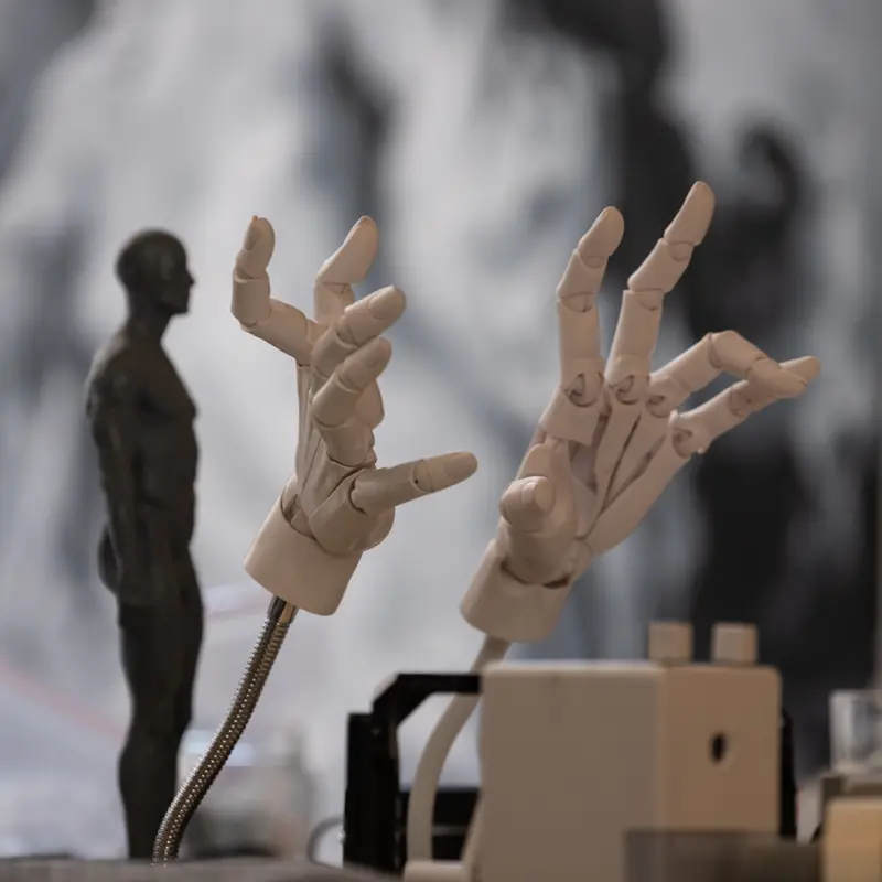 The studio, behind the scenes