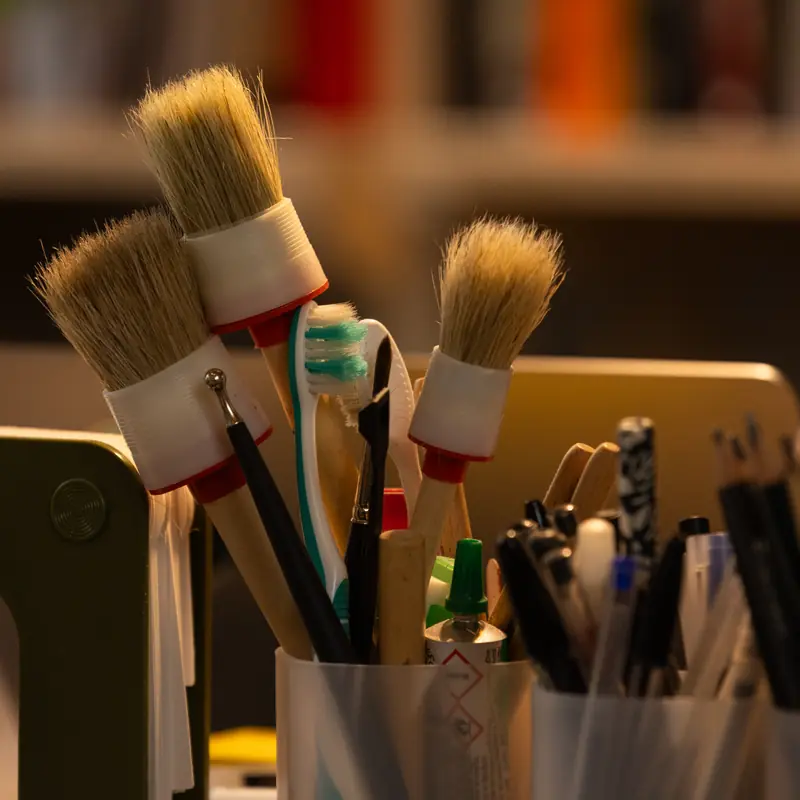 The studio, behind the scenes