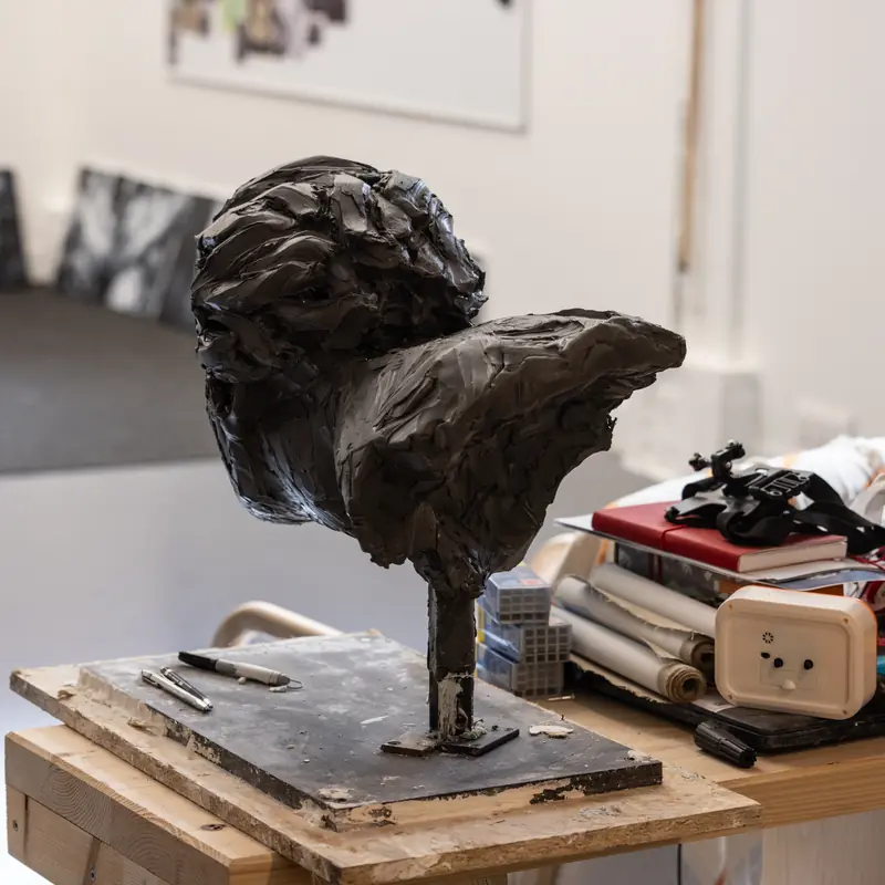 The studio, behind the scenes